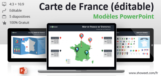 Carte De France Modifiable Powerpoint Gratuite Modèles Gratuits de Cartes pour PowerPoint et Google Slides - Showeet