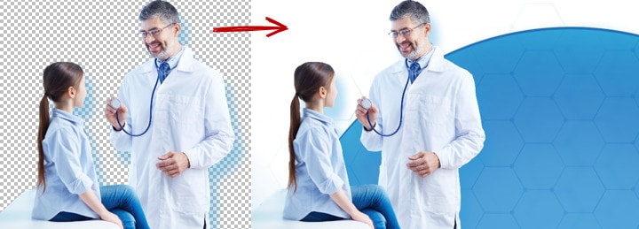 Medical PowerPoint Template includes independent and individual high resolution cut-out images