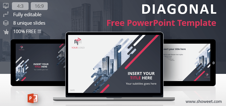 Diagonal - Creative PowerPoint Template