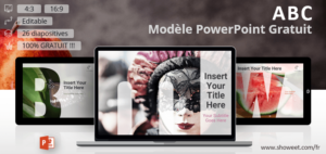 ABC – Modèle PowerPoint avec l’Alphabet