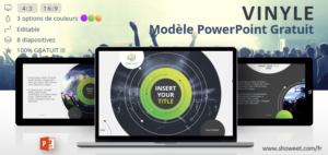 Vinyle – Modèle PowerPoint Créatif