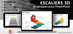 Escaliers 3D – Modèles pour PowerPoint