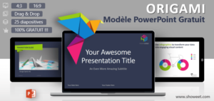 Origami – Modèle PowerPoint Créatif