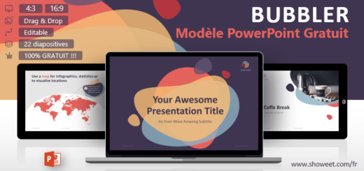 Modèles gratuits Google Slides et PowerPoint Bulles