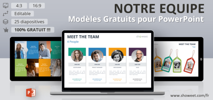 Notre Equipe - Modèles Gratuits pour PowerPoint