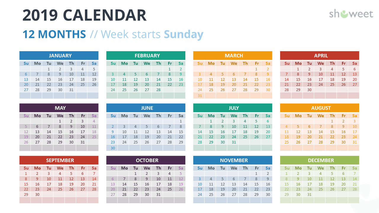 calendar powerpoint template