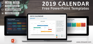 2019 Calendar PowerPoint Templates