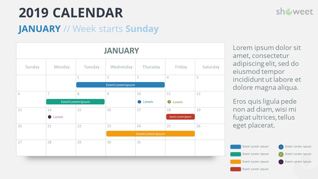 Powerpoint Calendar Templates