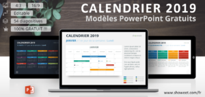 Calendrier 2019 pour PowerPoint (Français)