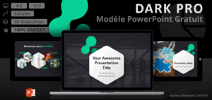 Dark Pro – Modèle PowerPoint Moderne