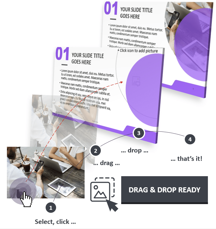 Corpo - Free PowerPoint template Drag and Drop-Ready