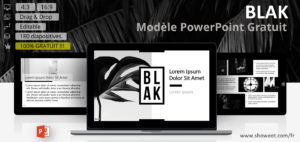 BLAK – Modèle PowerPoint Complet et Polyvalent