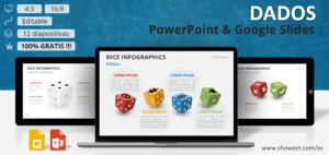 Dados – Plantillas de infografía para PowerPoint y Google Slides