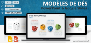 Dés – Modèles Infographiques pour PowerPoint et Google Slides