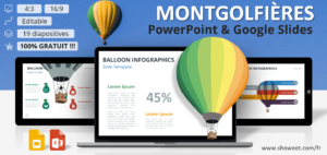 Montgolfières – Modèles Infographiques pour PowerPoint et Google Slides