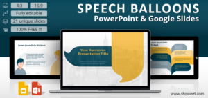 Speech Balloons Template for PowerPoint and Google Slides