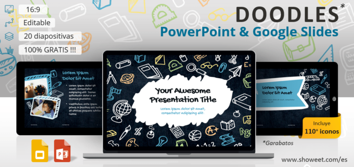 Doodles (Garabatos) - Plantilla para PowerPoint y Google Slides