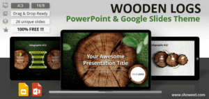 WOODEN LOGS – Nature Template for PowerPoint and Google Slides