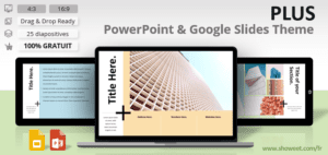 PLUS – Modèle Epuré pour PowerPoint et Google Slides