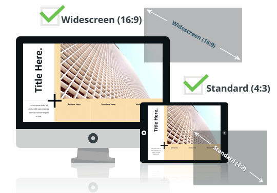 PLUS Template for PowerPoint - Optimized for Widescreen and Standard Layouts