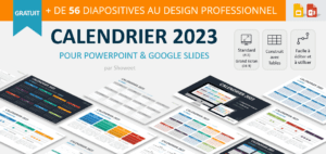 Calendrier 2023 pour PowerPoint et Google Slides