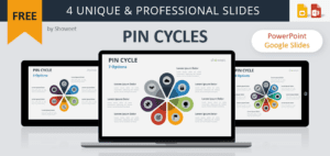 Pin Cycle Diagrams for PowerPoint and Google Slides